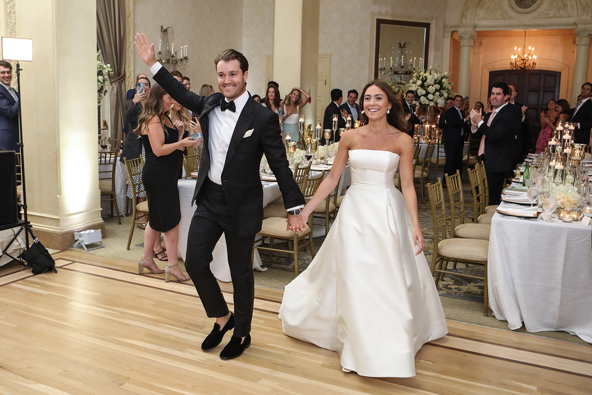 Peter oberc wedding photography westchester country club rye New York bride groom walking first dance reception photojournalistic romantic